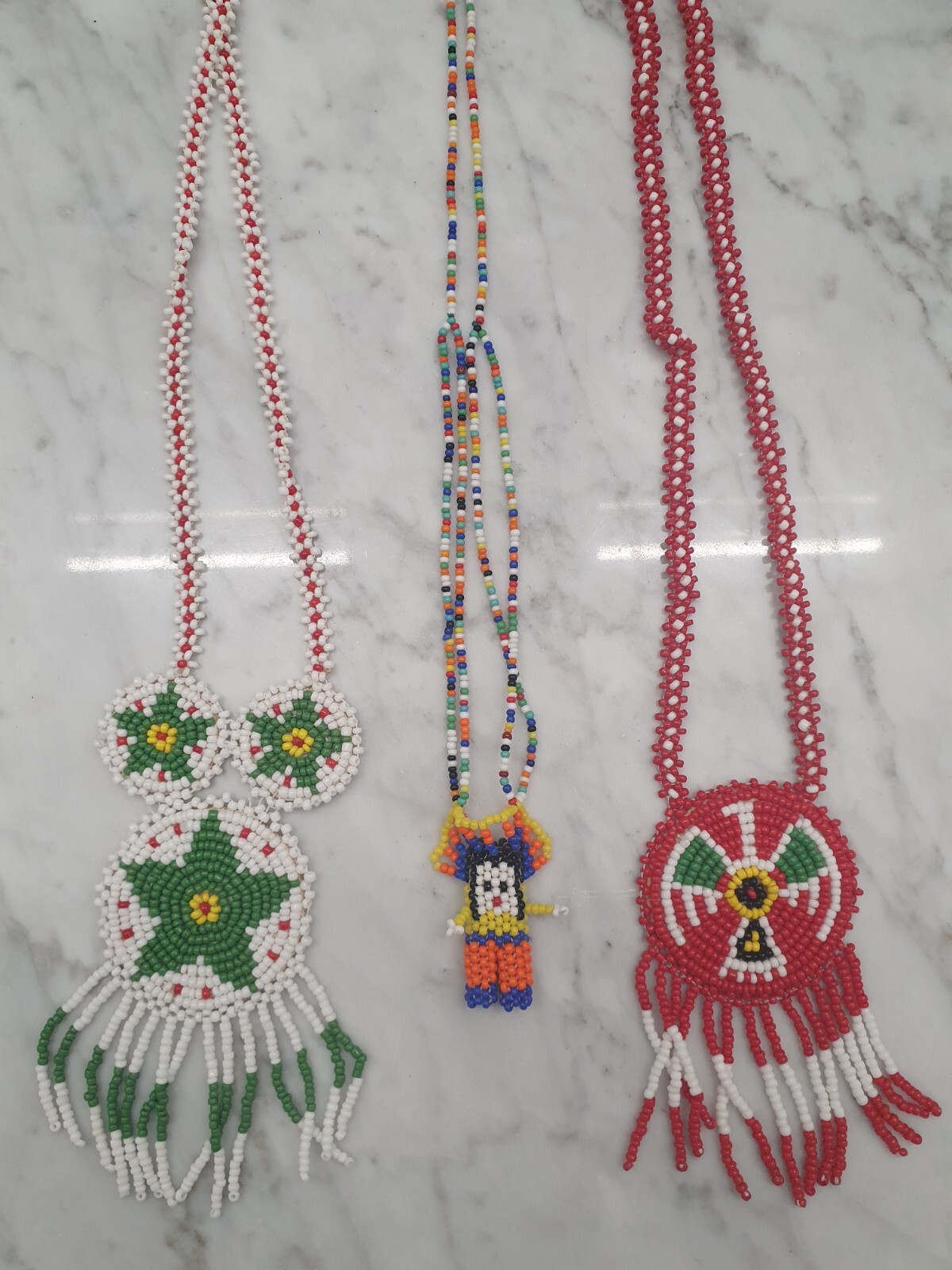 Native American Thunderbird Design Medallions & F… - image 1