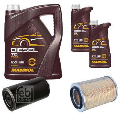 FEBI BILSTEIN Inspektionspaket 7L MANNOL Diesel TDI 5W-30 für VW Transporter IV
