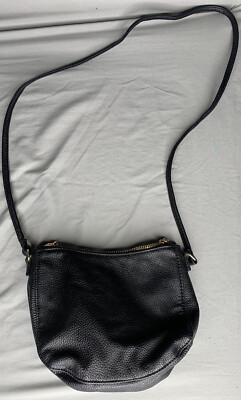 Small Black H&m Crossbody Shoulder Bag Purse Ladies Bag aa72 - Main Image