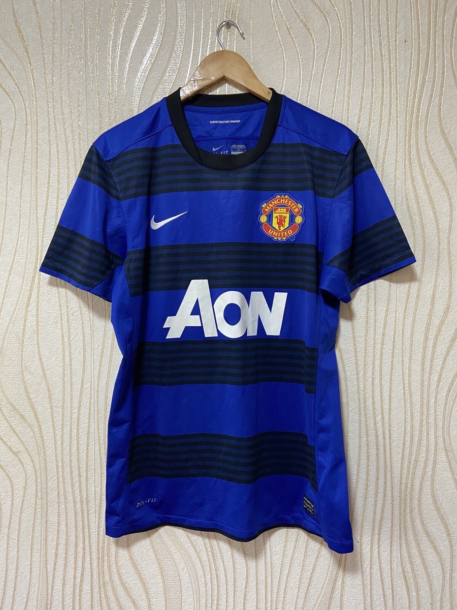 MANCHESTER UNITED 2011 2013 AWAY FOOTBALL SHIRT SOCCER JERSEY NIKE