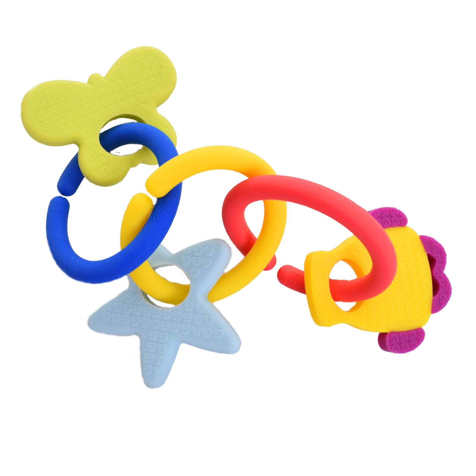 Gummee Link N Teethe Silicone Teething Rings Teether Toy Set for Babies
Opens in a new window or tab
