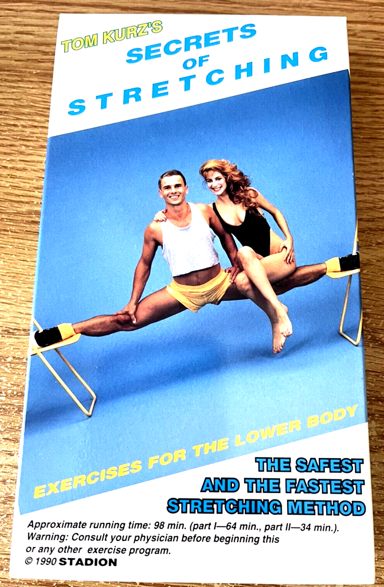 マニュアル・メディスン　筋エネルギーテクニックと高速スラストテクニック　VHS Tom Kurz's Secrets Of Stretching Exercises For The Lower Body