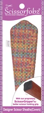 SCISSORFOBZ Designer Scissors Sheath Cover Single large Multicolor Basket Weave