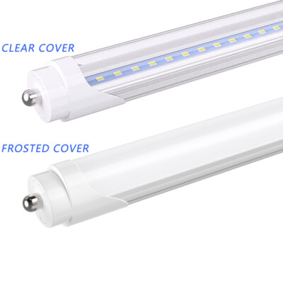 8FT LED Tube Light 65W 45W T8 FA8 Single Pin 8 Foot LED Shop Light 5000K 6000K