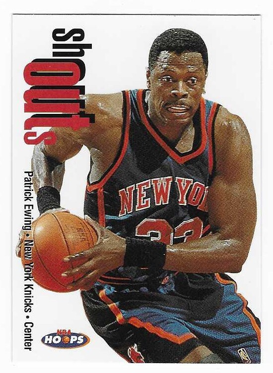 1998-99 NBA Hoops Shout Outs Patrick Ewing New York Knicks #4 of 30SO