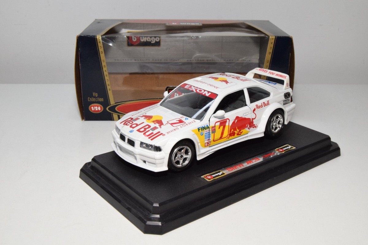 B63 1:24 BBURAGO BURAGO 0544 BMW M3 E36 1993 DTM RALLY RED BULL