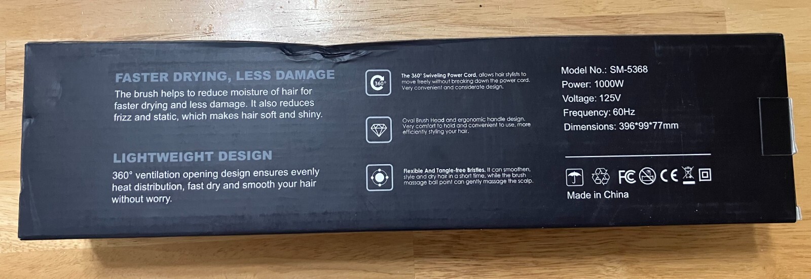 NEXPURE HOT AIR BRUSH, ONE MACHINE FOR MULTIPLE USE, STRAIGHTENING & DRYING