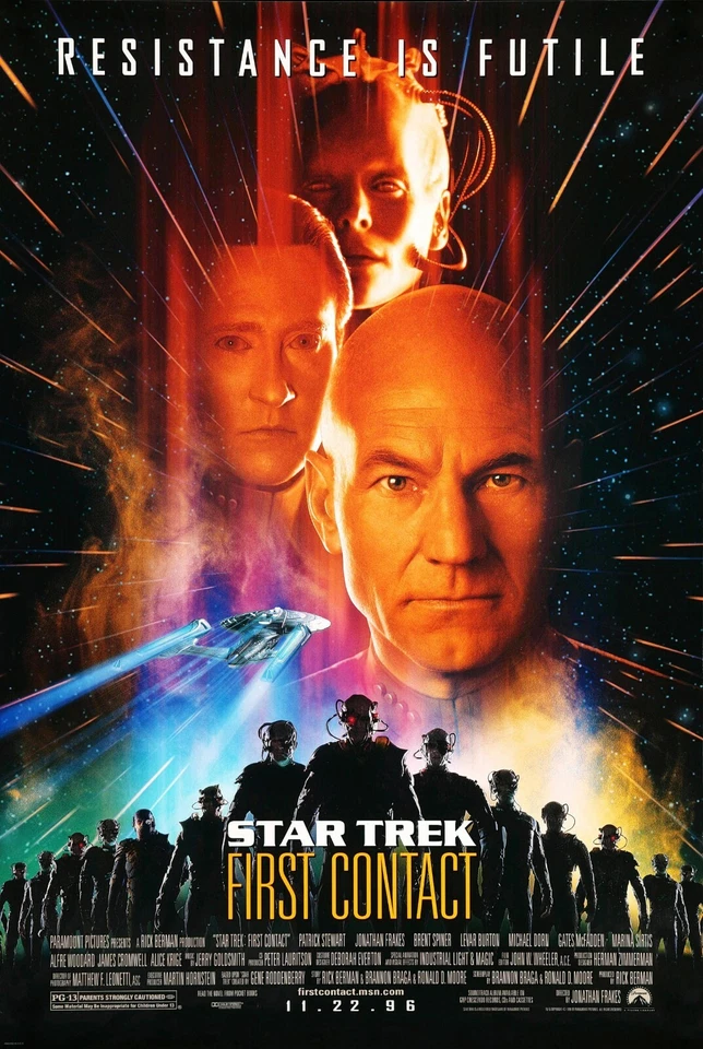 Star Trek First Contact movie poster (b) - 11" x 17"