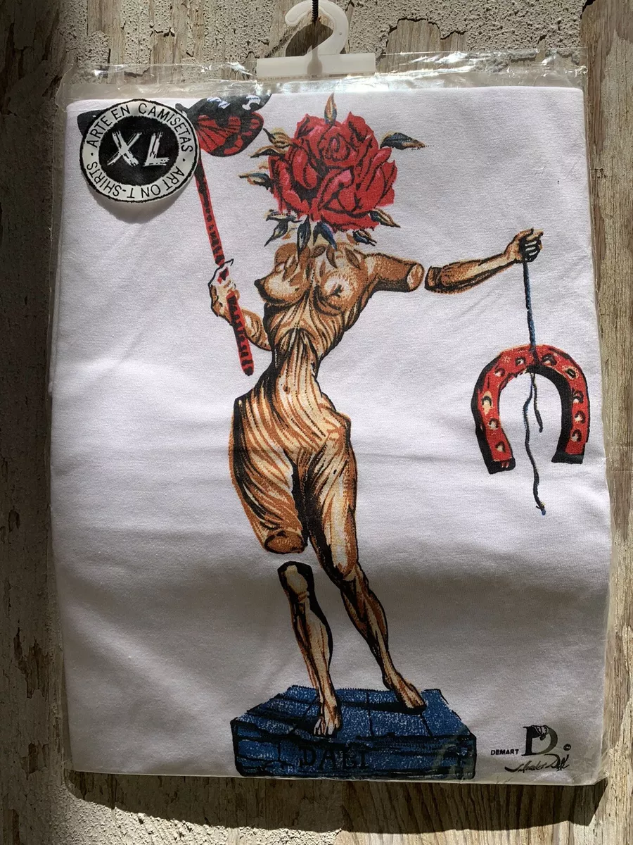 【VINTAGE】90s salvador dali Art T shirt