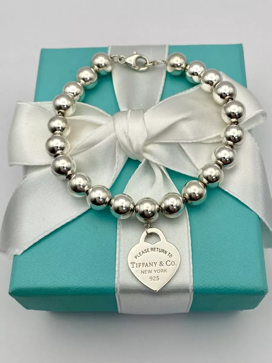 Tiffany & Co Hardwear Bracelet Graduated Ball Beads Silver Estate Signed |  Chairish