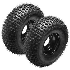 2pcs 8 Atv 19x7-8 Tire Wheels 4 Lug Rims 19x7.00-8 Tires 4pr Quad Go Kart Bike
