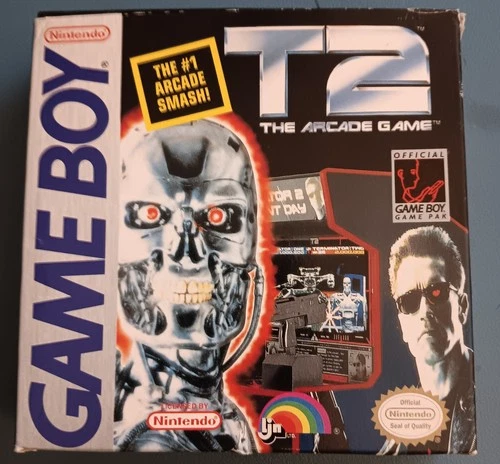 T2 The Arcade Game Nintendo Game Boy - Box ONLY - Authentic 1992 Terminator