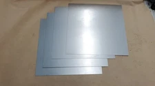 20ga Cold RolledSteel (.035") 12"x12" (+/- 1/8")  Lot of 4 Sheet Metal