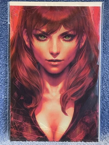 🔥AMAZING SPIDER-MAN #1 Superb ARTGERM virgin cover Numbered COA #789/1500 NM🔥