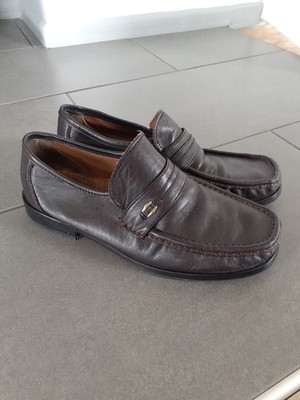 Herren Slipper Collegschuhe Gr.43  Leder