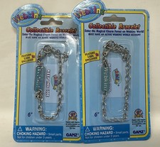 Pair Of Webkinz Collectible 6&rdquo; Bracelet NEW with Unused Sealed Feature Code
