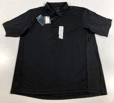NEW MEDIUM PROPPER MENS SUMMERWEIGHT POLO SHORT SLEEVE SHIRT F5804 BLACK