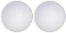2 Pack 8 Inch Craft Foam Ball - White Smooth Craft Foam Polystyrene Balls for DI