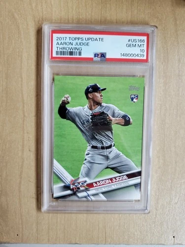 2017 Topps Update Aaron Judge rookie card RC US166 PSA 10 GEM Mint
