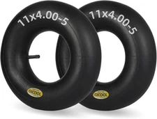 Gicool 11x4.00-5 Replacement Inner Tube for Zero Turn Mower Front Tire, 2 Pack
