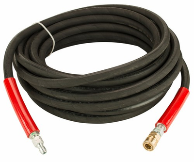 #ad Raptor Blast 6000 PSI 1 2quot; x 50#x27; BLACK 2 Wire Pressure Washer Hose with Couplers $177.99