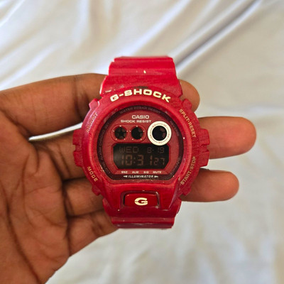 Casio G-Shock Heathered Red digital watch (model GD-X6900HT-4)