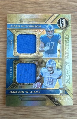 2022 Panini Gold Standard - Newly Minted Memorabilia Duals Aidan Hutchinson /149