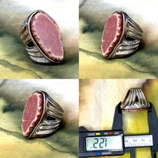 VINTAGE EXTREMELY RARE ANCIENT VIKING CELTIC ARTIFACT BRONZE RING