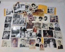 Vintage Antique Huge Lot Mixed Black And White Photos Photographs B W Family