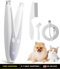 2-Speed Rechargeable Dog Paw Trimmer, Quiet 35dB Pet Grooming Clippers