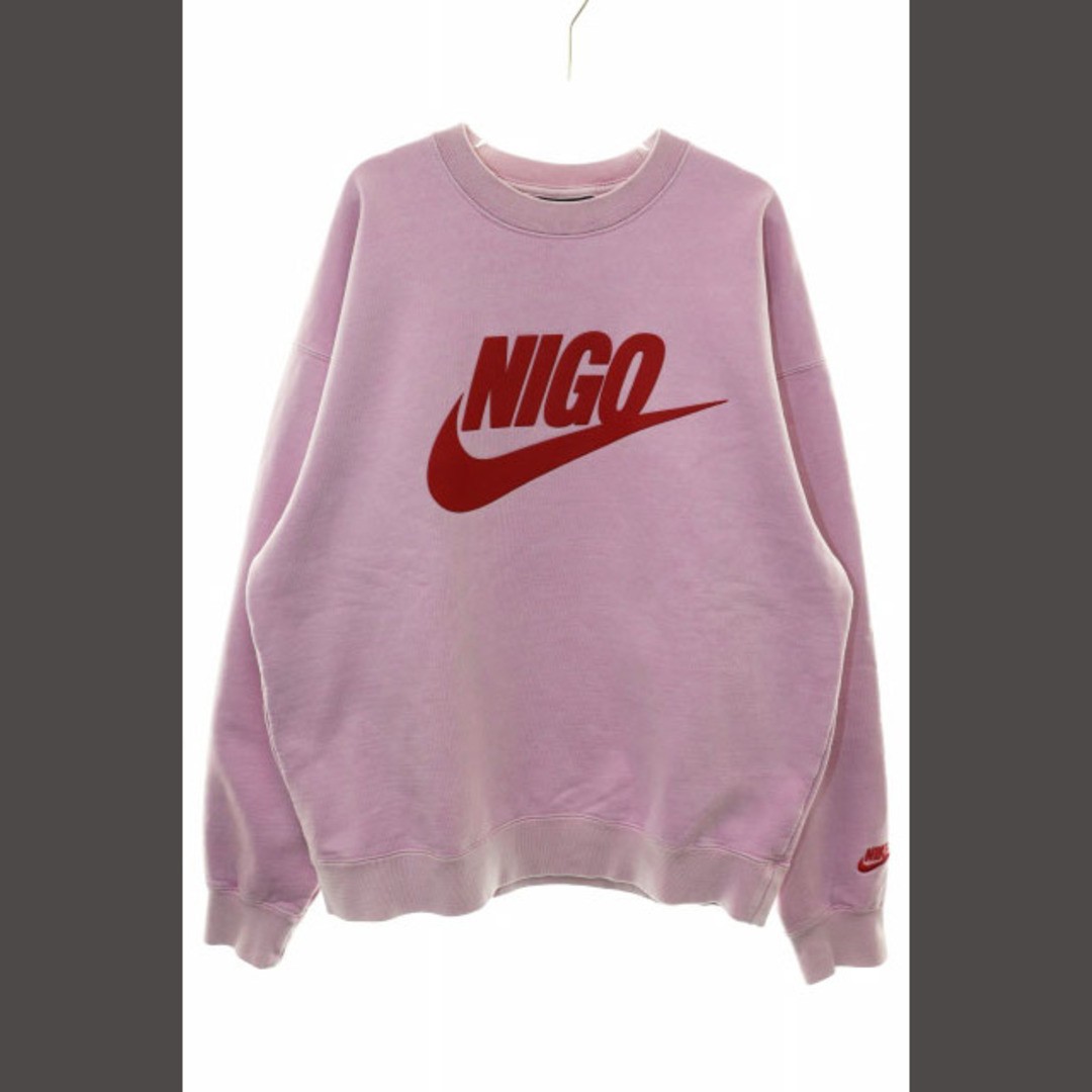 Human Made Nigo X Nike NRG Crew Fleece Pink L FV5941-621 Human Made Nigo X Nike NRG Crew Fleece Pink L FV5941-621
