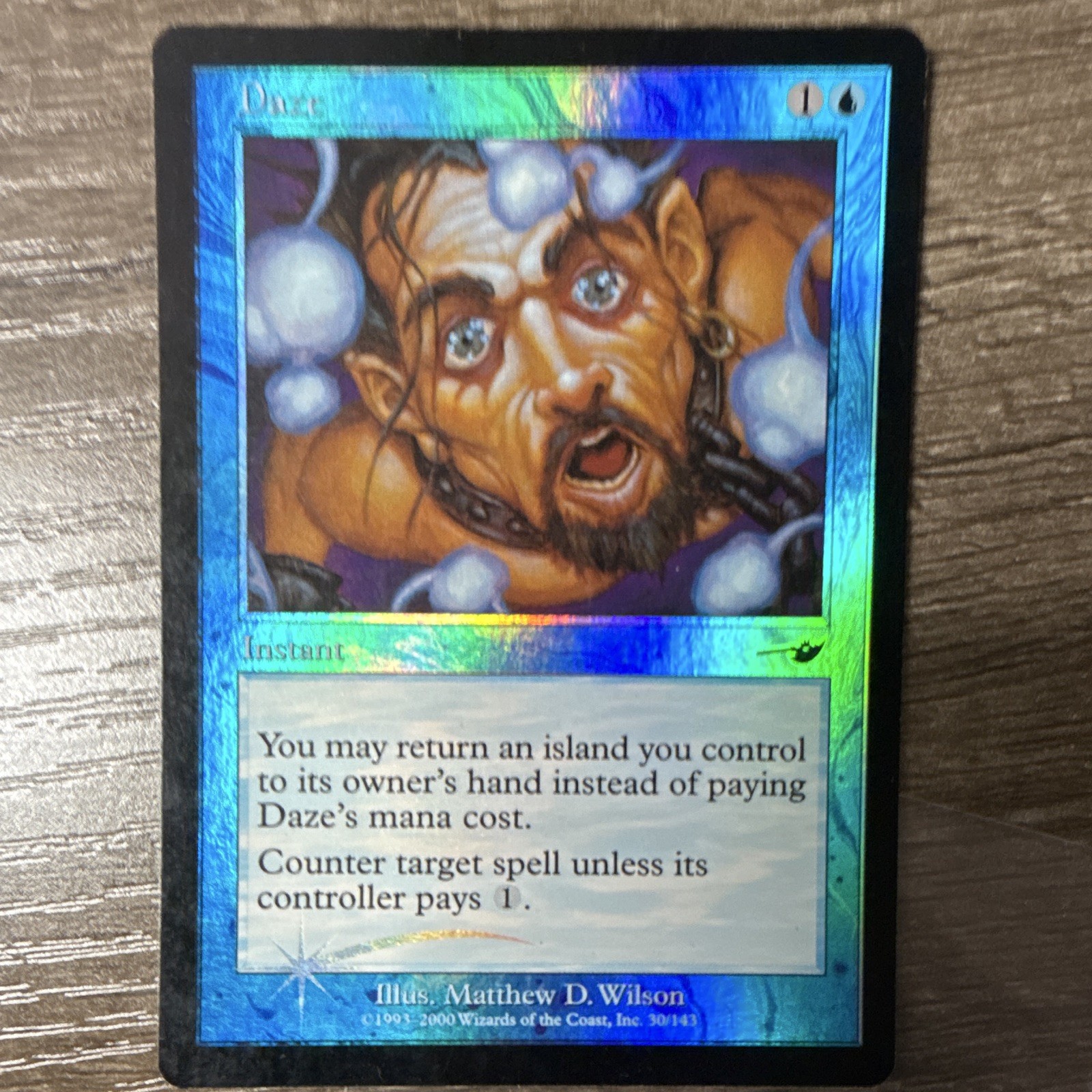 1x Magic the gathering MTG Daze Nemesis Foil Uncommon Blue Instant EN