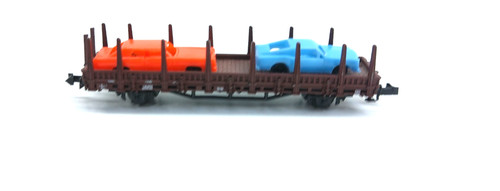 Roco Spur N Rungenwagen mit 2 Autos - DB - ohne OVP # 12660 | Condition: Gebraucht
