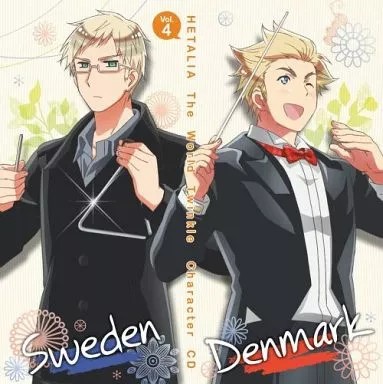 Hetalia The World Twinkle Denmark Sweden Character CD Vol 4