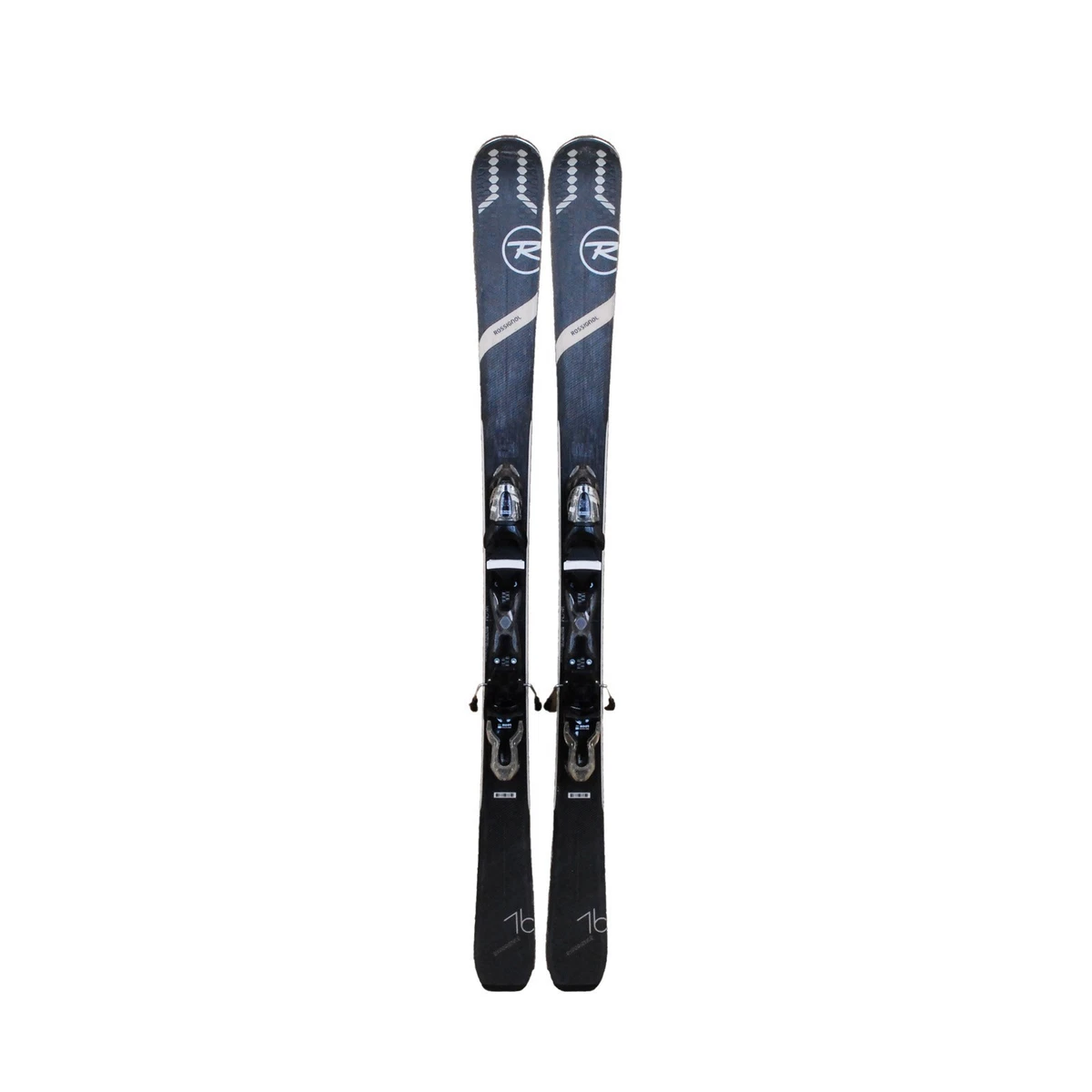 Skis Alpins Rossignol Occasion - Pour Femme - Loisir/Sport - Blanc - Bon état