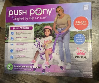 Power Pony Push Riding Toy - Crystal Ages 2 And Up Brand New