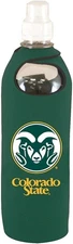 Colorado State Rams 1/2 Liter Water Bottle Neoprene Beverage Insulator Holder...