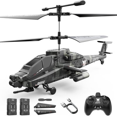 #ad DEERC RC Helicopter Remote Control Helicopter Altitude Hold LED 2 Batteries $49.99
