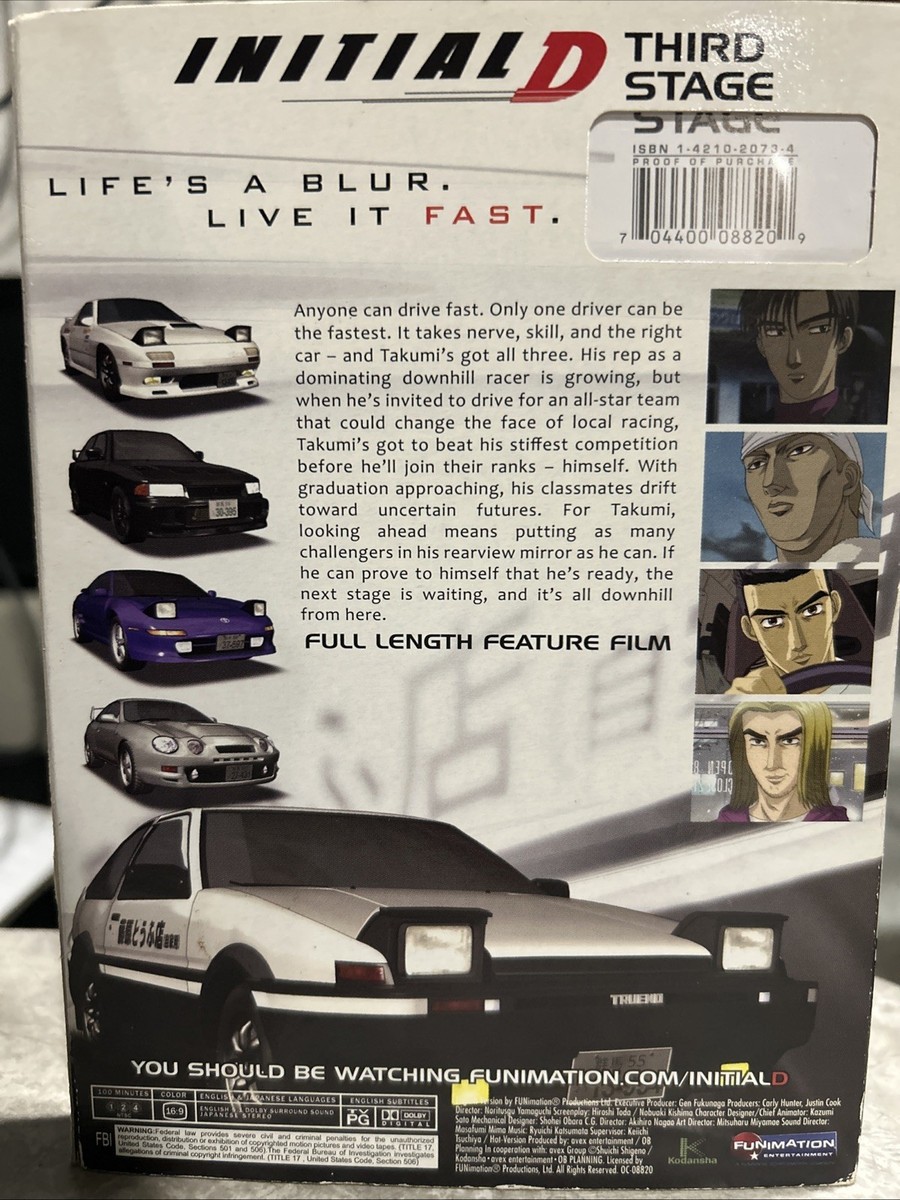 Initial D: Stage 3 (DVD) for sale online | eBay