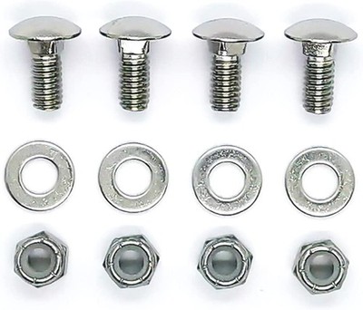 4 PCS Carriage Bolts Nuts 5/16-18 5/8 Inch For Shave Plate Scraper Bar Snow