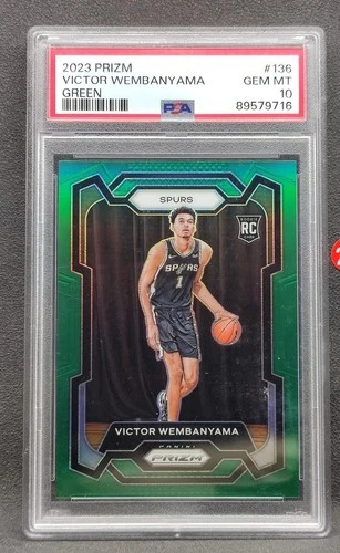 Victor Wembanyama 2023 Panini Prizm Victor Wembanyama #136 Green