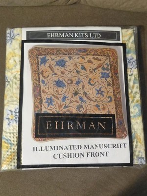 Vintage Ehrman Needlepoint Tapestry Kit ''Illuminated Manuscript'' RARE Sealed