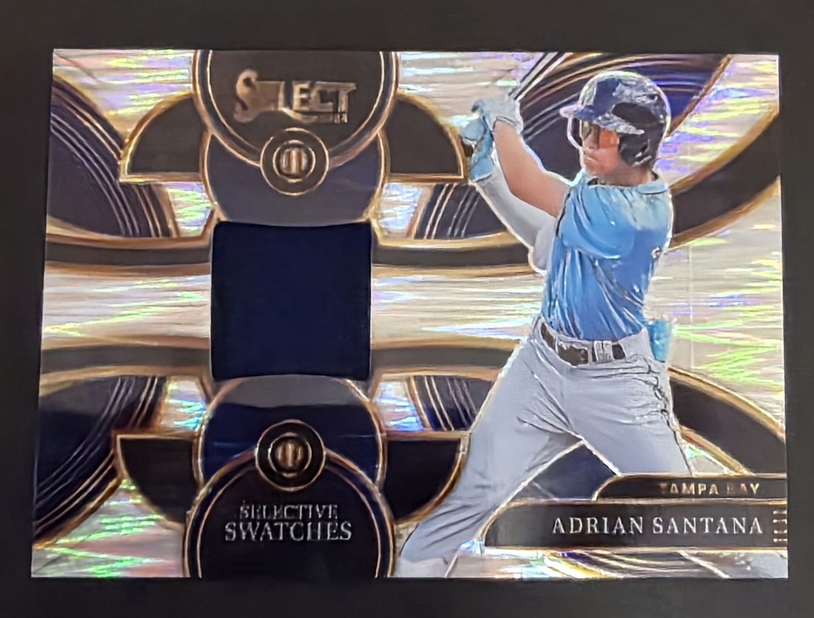 2024 Panini Select - Selective Swatches Adrian Santana #SS-AS Flash Prizm (MEM,