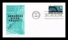 US COVER ARKANSAS RIVER PROJECT FIRST DAY ISSUE JACKSON CHICKERING CACHET