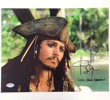 Johnny Depp signed 