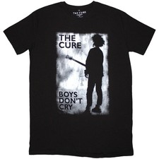 The Cure Ladies T-Shirt Dress: Boys Don't Cry Black & White (Black) OFFICIAL NEW