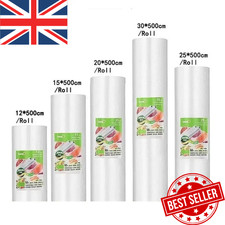 Vacuum Sealer Bags Rolls Food Saver Storage BPA Free Sous Vide Heat Seal 12–30cm