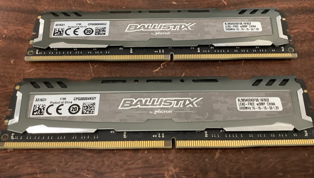 Preços baixos em DDR4 SDRAM Ballistix capacidade de 8 GB por