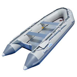 BRIS 14.1 ft Inflatable Boats Fishing Raft Power Boat 