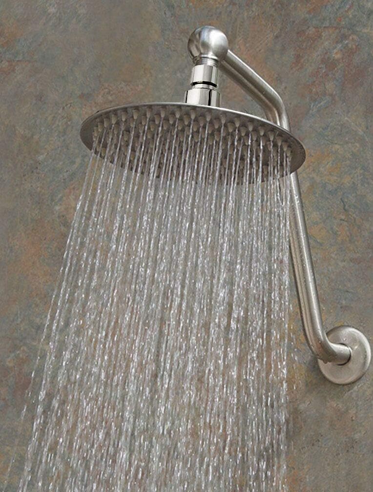 8 Inch Chrome Finish High Flow Stainless Steel Rainfall Shower Head Stainless